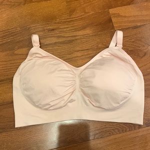 Motherhood maternity light pink nursing bra size 2X